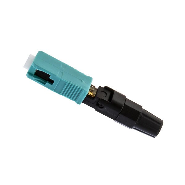 SSF™ SC Multimode OM3-4 Connector for 250µm, 900µm, 2mm, 3mm - 25 Pack